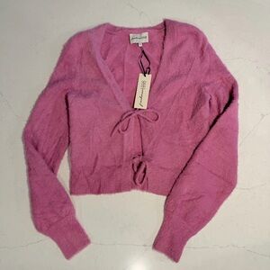 Soft Pink Cardigan Sweater